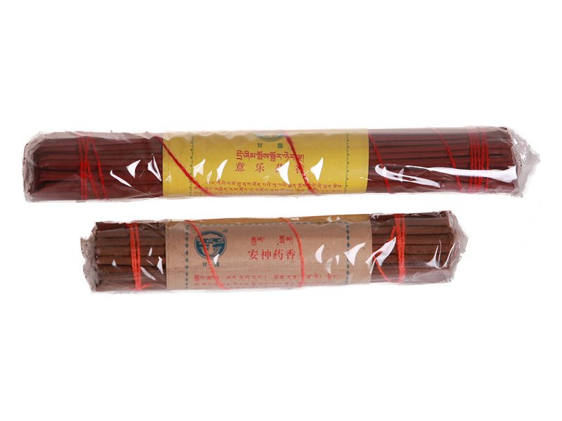 安神药香 Anshenyaoxiang 安神药香产品包装图——藏式线香类健康品,适合居家日常焚香与静心