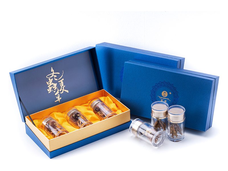 冬虫夏草产品包装图——玉树产晶珠高等级冬虫夏草，传统滋补珍品